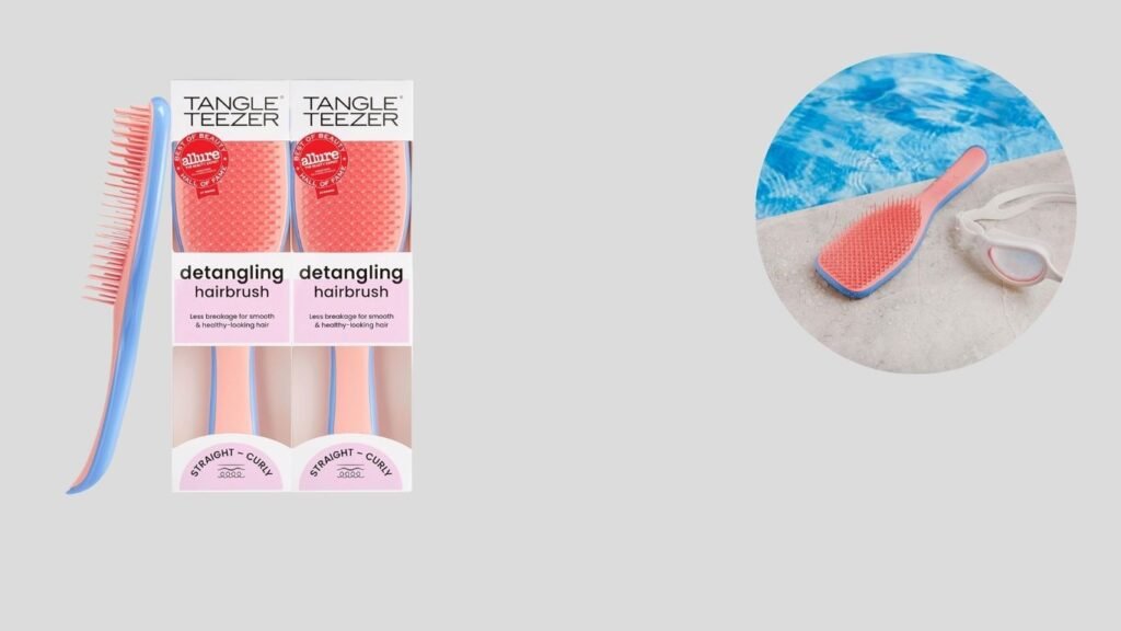 Tangle Teezer Ultimate Detangler Brush, Straight to Wavy, Apricot Blaze