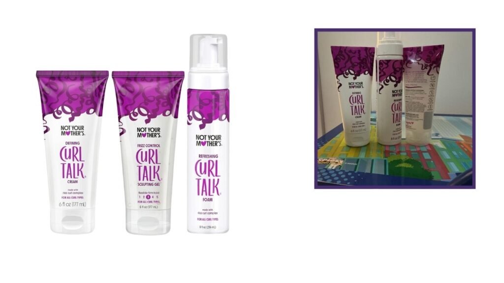Not Your Mother's Curl Talk Sculpting Gel, Curl Defining Cream & Curl Foam