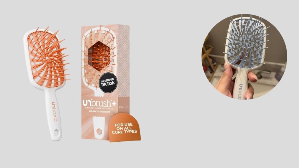 FHI Heat UNbrush Plus Ultra-Light Detangling Brush for Fine & Fragile Hair