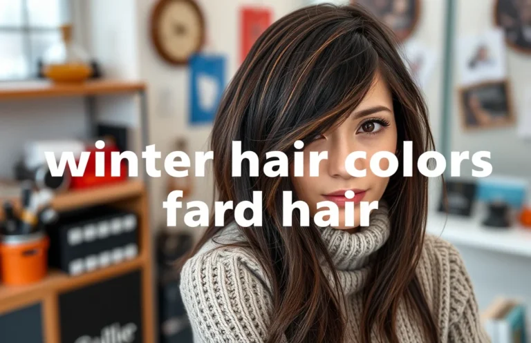 Top 7 Winter Hair Colors for Dark Hair: Trendy Shades & Tips