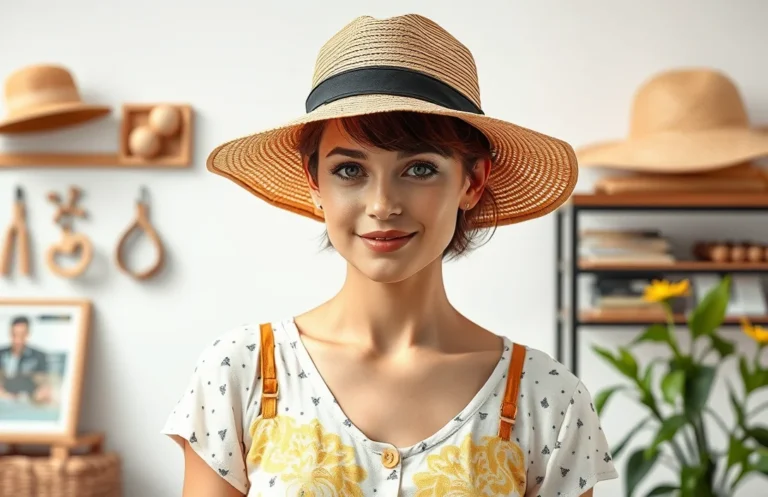 Top 7 Stylish Summer Hats for Women with Short Hair