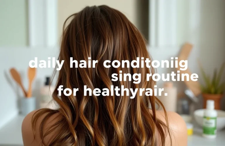 Daily Hair Conditioning Routine: Steps to Achieve Healthy Hair