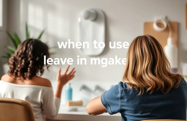 When to Use Leave-In Conditioner for Optimal Hair Care Benefits