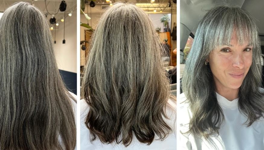 How to Make Dull Gray Hair Shine Naturally
