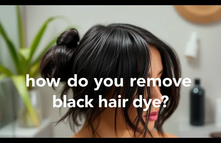 Say Goodbye to Black Hair Dye: 5 Effective Removal Techniques