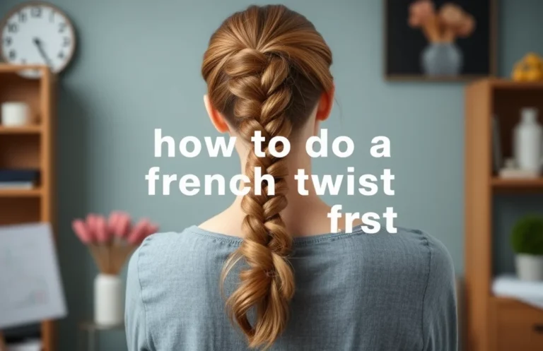 Elevate Your Look: Mastering the Elegant French Twist Hairstyle