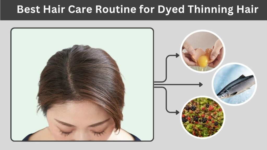 Best Hair Care Routine for Dyed Thinning Hair