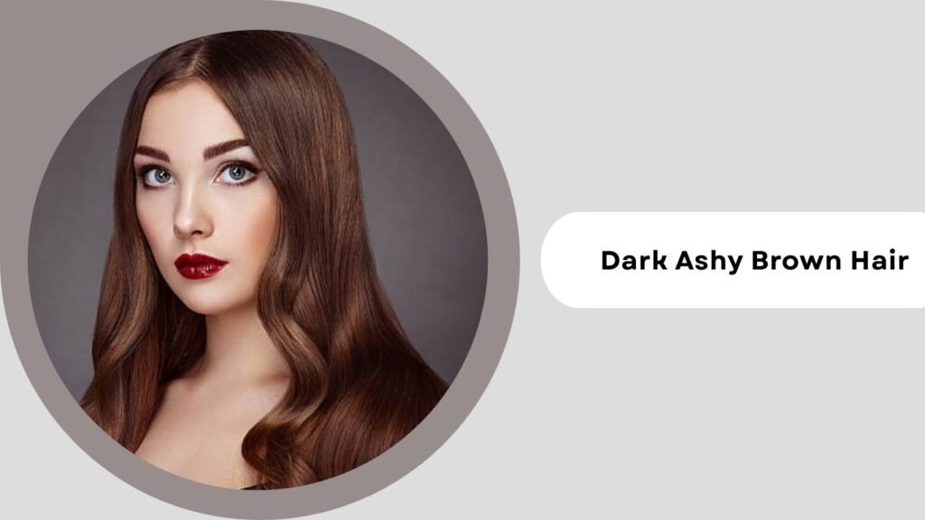 Dark Ashy Brown Hair with Subtle Highlights
