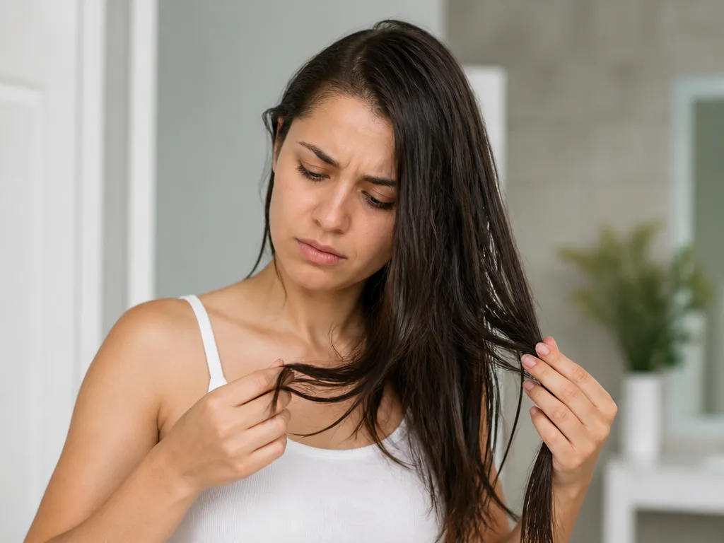 Does conditioner make hair greasy?