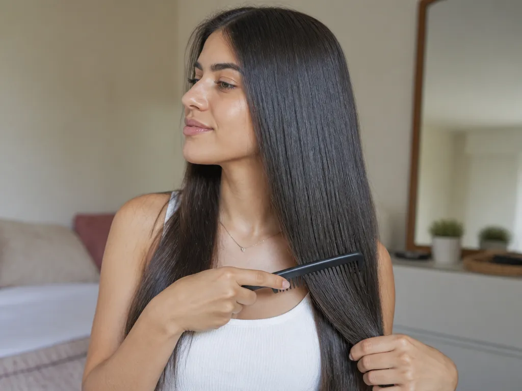 Essential Ingredients For Keratin Maintenance - Can i comb my hair after keratin treatment?
