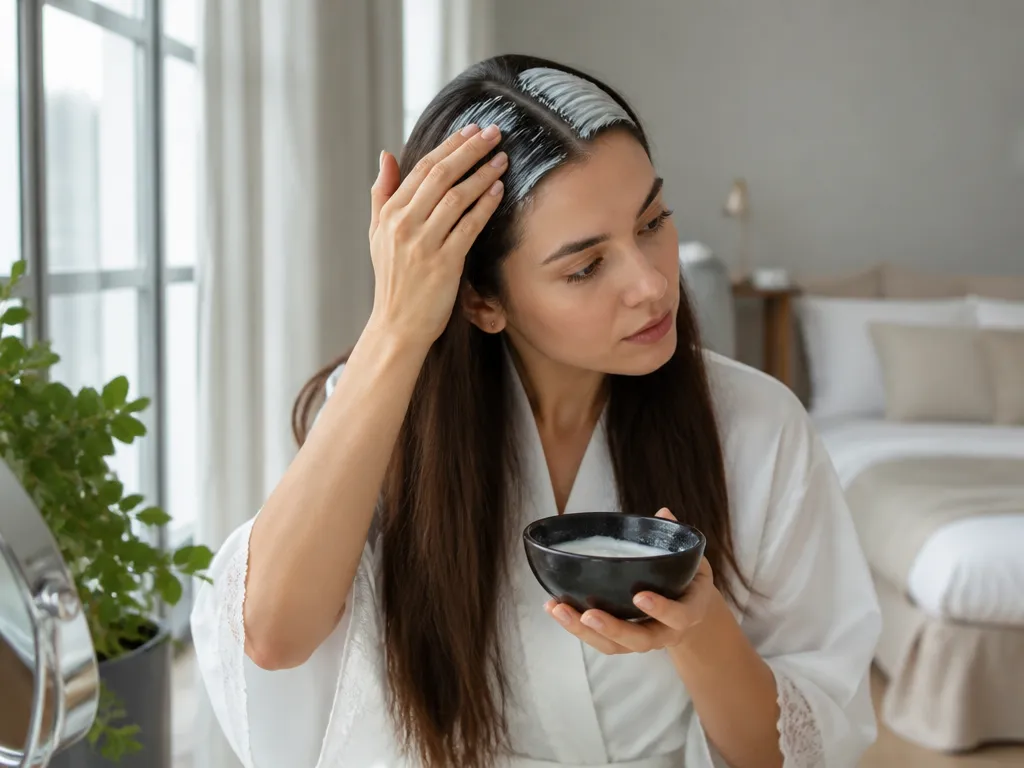 How to use hair mask on dry hair?
