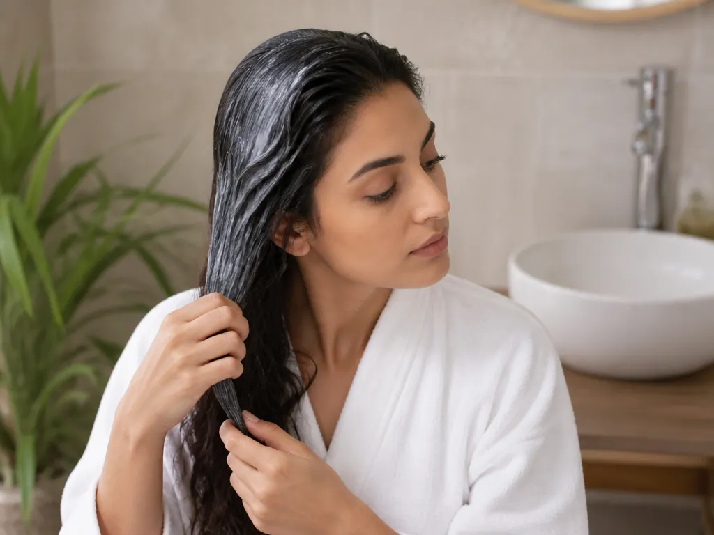 Preventing Greasy Buildup And Residue - How to use hair mask on dry hair?
