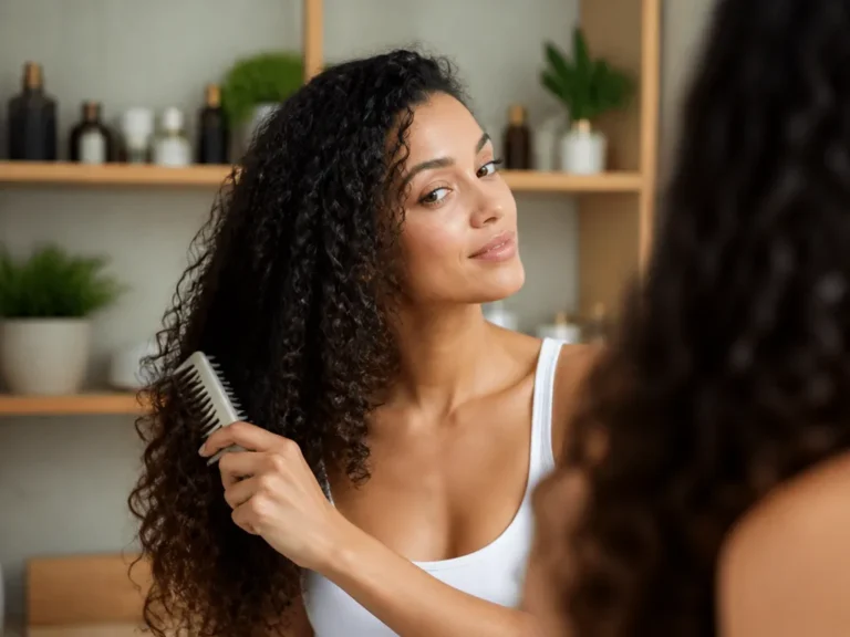 What does conditioner do for curly hair?