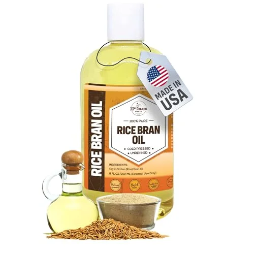 best rice bran oil for dry hair